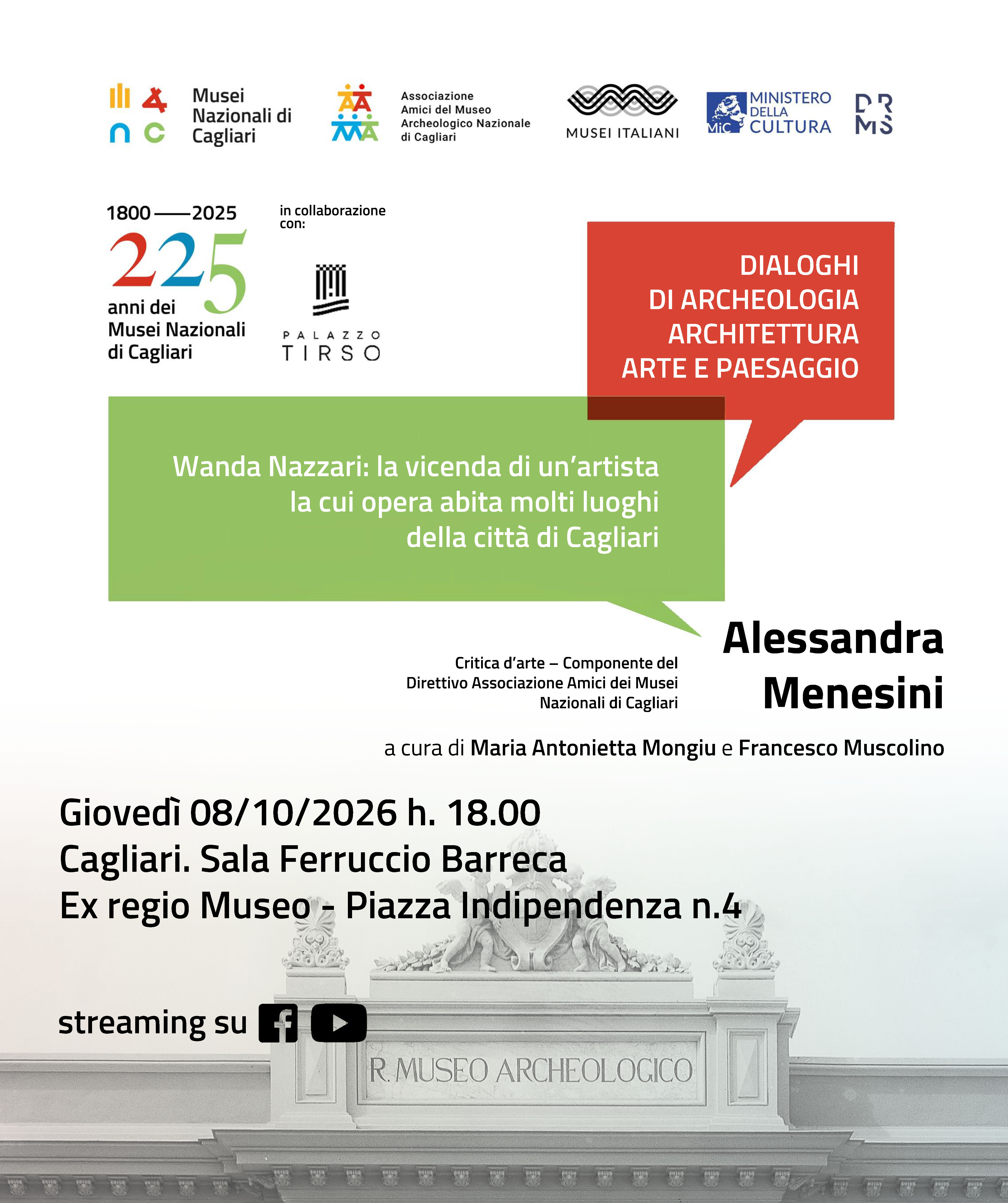 Wanda Nazzari: la vicenda di un’artista la cui opera abita molti luoghi della città di Cagliari - Dialoghi di archeologia, architettura, arte e paesaggio